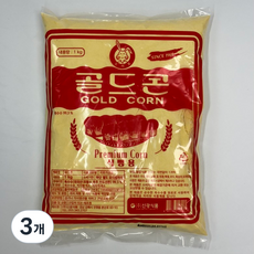 신광 골드콘 옥수수가루 옥분 분말, 3개, 1kg