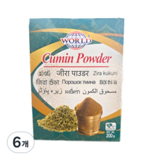 Cumin Powder 큐민파우더, 200g, 6개