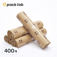 epacklab 팬더 캐릭터 택배봉투 0.07T 두꺼운 LDPE 밀크티 베이지 접착식 방수 의류 쇼핑몰 포장봉투, 400개