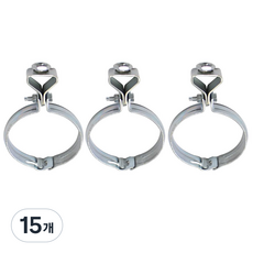 JG철물스토어 (정품) 국산 행거 닥트 배관 파이프 행거 100A 100파이 100mm 덕트용 PVC파이프 고정 배관 고정 (배관 행가), 15개