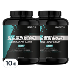 머슬헬퍼 게이너 단백질보충제 살찌는프로틴 헬시오, 3kg, 10개