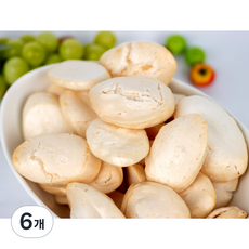 20년전통 뻥튀기 곡물나라 떡뻥 바삭한 쌀떡 어린이 웰빙 간식 한 봉지 간편 에너지, 6개, 150g