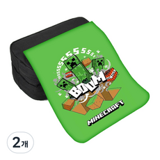 마인크래프트 분리형 커버 대용량 필통 이중 수납 파우치 어린이날 선물용, 2개, C