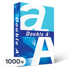 더블에이 80g 백색 복사용지, A4, 1000매