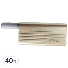 제이엠 아이렉스T경첩용 스무브 충격완화 댐퍼 댐핑 씽크대도어 가구문짝, 골드, 40개