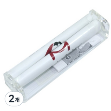 킹사이즈 롤링타바코 직잭 크리스탈롤러 110mm 킹사이즈용, 2개, 크리스탈