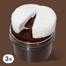 젤시스 마시멜로우케이크 초코지글리 점토슬라임 수제슬라임 안전한재료 스트레스해소, 3개, 270g, 마시멜로우케이크 슬라임