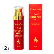 엠마올라 러브 핫스팟 젤 수용성 락토 유산균 마사지 핫젤, 2개, 40g