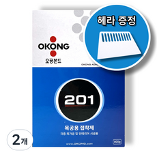 장판본드 가정용 오공 목공 본드 장판시공 보수 부자재 장판접착제 도배본드 도배장판 셀프시공 헤라, 2개