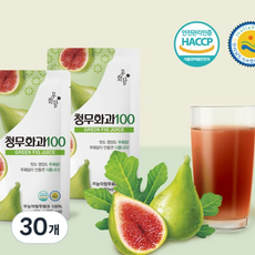 [무농약] 청무화과즙 선물박스없음, 100ml, 30개