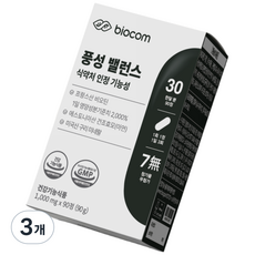 풍성밸런스 비오틴 맥주효모 L시스틴 아연 구리 식약처인증, 90정, 3개