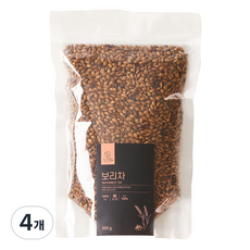 느으림 천천히 두번 볶은 국산 보리차, 4개, 300g, 1개입