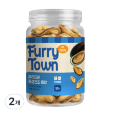 퍼리타운 반려동물 동결건조 해산물 간식, 50g, 2개, 홍합