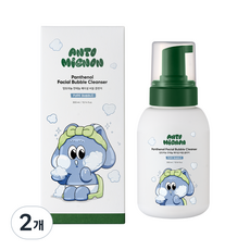 앙또미뇽 판테놀 페이셜 버블 클렌저 키즈 약산성 폼클렌징, 2개, 300ml