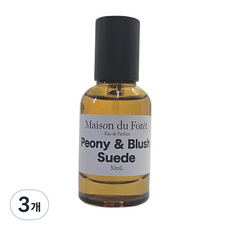 메종듀포레 피오니 앤 블러쉬 스웨이드 향 니치향수 오 드 퍼퓸, 3개, 30ml