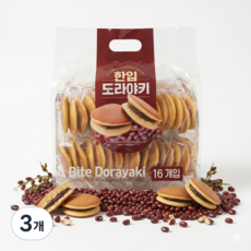한입 도라야키(16gx16입), 3개, 256g