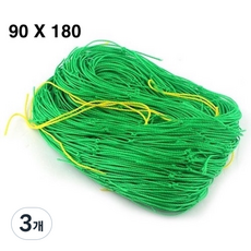 반센트 농사 네트 90 X 180 정원 식물 넝쿨 그물망 오이망 원예용 넝쿨망, 3개