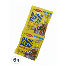 Magic Sarap 마기 매직사랍 128g(8g x 16ea) 올인원 시즈닝 그래뉼 복합조미식품 필리핀, 128g, 6개