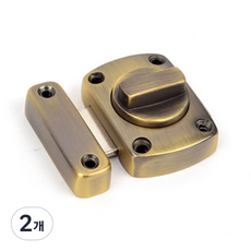 가구 소형문 잠금쇠 안전고리 걸쇠 걸고리 여닫이 잠금장치, 2개