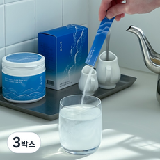 한소금 미네랄 용융소금 72시간 천일염 소금물 스틱 30포, 3박스, 120g