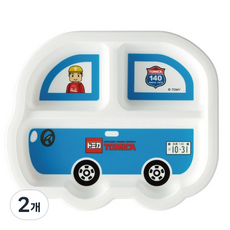 스케이터 토미카 유아용 간식접시 LTY1, 혼합색상, 단품, 2개