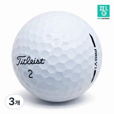 [팡로스트볼] 특A+급 타이틀리스트 prov1 골프 로스트볼, 3개, 20개입, 화이트