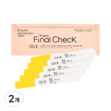 에이디텍 파이널 체크 임신테스트기, 5개입, 2개