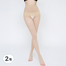 유유골프 스타킹 40D 힙업+UV차단 (발고리형), 스킨, 2개