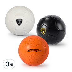 람보르킥 사커볼 (람보르기니 라이센스 축구공), 3개, 블랙컬러(LFB552-5)