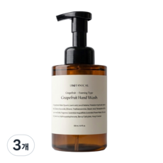 보태니컬 프리미엄 핸드워시 자몽향 (거품형 안전성분 완벽살균), 3개, 500ml