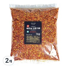 베트남 거친 씨있는 고춧가루 크러쉬드 레드페퍼 대용, 2개, 1kg