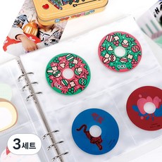 6공 바인더 속지 10매, A5 와이드 / 4포켓, 3세트