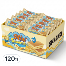 스낵큐 노브랜드 과자, 120개, 미니 샌드케이크 버터맛