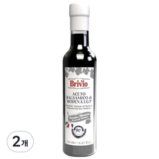 [브리비오] 이탈리아 I.G.P 모데나 발사믹 식초 [실버], 2개, 250ml