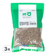 진안농협 국산 검정보리쌀, 3개, 1kg