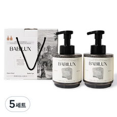 바빌룩스 핸드워시 기프트 선물 세트 (500ml x 2개) 돌잔치 답례품 집들이 결혼식 스승의날, 5세트