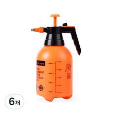 다용도 압축 분무기 2L, 6개, 혼합색상