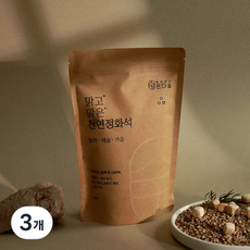 온다숲 반영구 제습 탈취 천연제습제 습기제거제 정화석 1kg, 3개