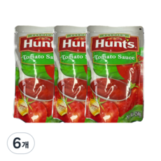 필리핀 훈츠 Hunts 토마토 소스 250g Tomato Sauce, 6개