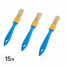다용도 페인트붓 세트 고탄력 브러시 목공 니스 청소 작업용, 15개