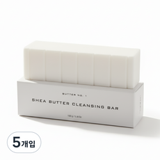 솝틱 시어버터 호호바 클렌징바 비누 올인원, 5개입, 150g