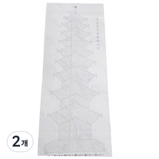 금강경 사경 한지 한글 탑다라니 - 가로76cm 세로210cm, 2개, 단일