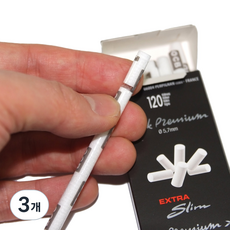 [오씨비] OCB 울트라 슬림 스틱필터 직경5.8mm 120pc, 3개, 블랙