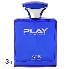 아리스 ARIS오 드 퍼퓸 플레이 뿌르 옴므 100ML 향수 "한번 맡으면 잊을 수 없는 향"수입향수/ 대용량/여성향수/남성향수, 3개