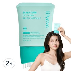 릴리이브 스칼프턴 시카 PDRN 앰플 탈모 쿨링 지성 비듬 각질 스케일링, 2개, 100ml