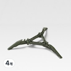 캠프맨 이소가스 받침대 거치대, 4개, 카키