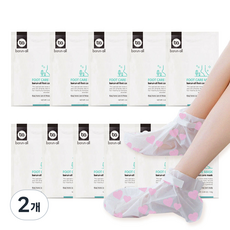 바른올 풋 케어 마스크팩 풋마스크 발팩, 10매, 14g, 2개