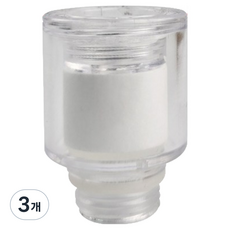 애니웨어 여행용 샤워필터 샤워기 헤드 녹물 정수 필터, 3개, 무향