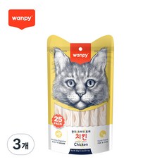완피 크리미 퓨레 짜먹는 고양이 간식, 치킨, 350g, 3개