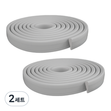 히트키퍼 신소재 문풍지 MAX 5m 2개입, 2세트, 그레이